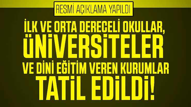 Coronavirüs sonrası İran Sağlık Bakanlığı'ndan resmi açıklama geldi: Okullar tatil edildi!