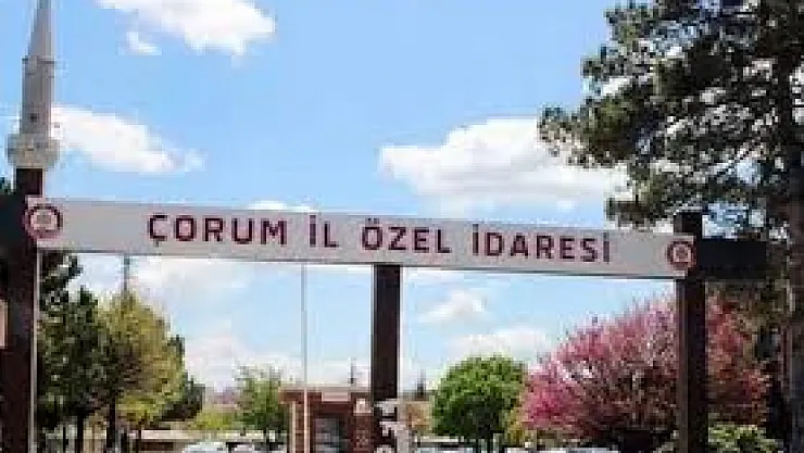 Çorum İl Özel İdaresi 70 daimi işçi alacak