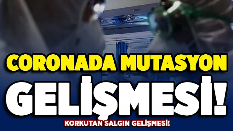 Covid-19 için korkutan mutasyon gelişmesi!