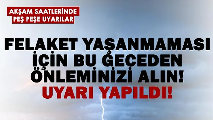 Cuma akşamına kadar etkisini göstereceği açıklandı! Tedbirini almayan sıkıntısını çekecek!