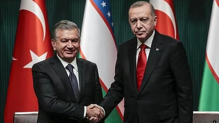 Cumhurbaşkanı Erdoğan, Özbekistanlı Mevkidaşı İle Görüştü