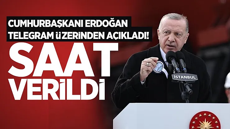 Cumhurbaşkanı Erdoğan saati açıkladı! Kritik toplantı bugün yapılacak