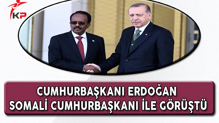 Cumhurbaşkanı Erdoğan Somali Cumhurbaşkanı İle Görüştü