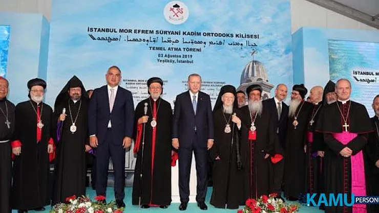Cumhurbaşkanı Erdoğan'ın Kilisenin temel atma töreni için Yunanistan'a örnek olmalı açıklaması