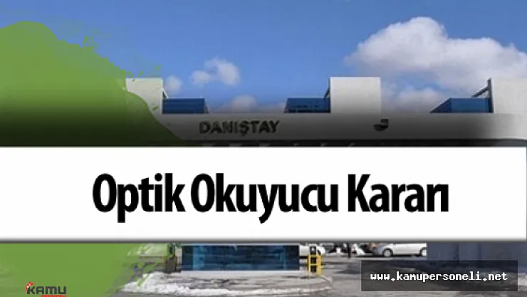 Danıştay 12.Daire Başkanlığı'ndan KPSS 2015 Sınav Sonucu Kararı