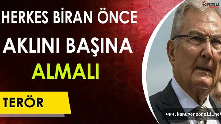 Deniz Baykal'dan Önemli Terör Açıklaması !