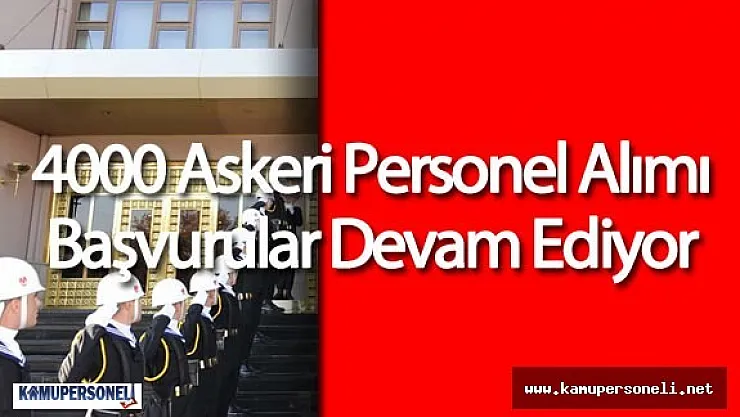 Deniz Kuvvetleri Komutanlığı 4000 Askeri Personel Temini Başvurular Devam Ediyor