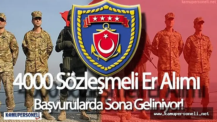 Deniz Kuvvetleri Komutanlığı (DKK) Sözleşmeli Er Temini İçin Başvurular Sona Eriyor