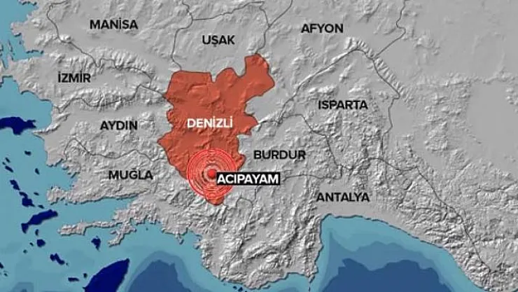 Denizli'de 24 saatte 483 artçı sarsıntı meydana geldi