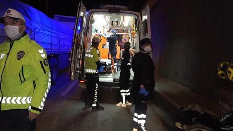Denizli'de motosiklet kazası! 1 kişi hayatını kaybetti