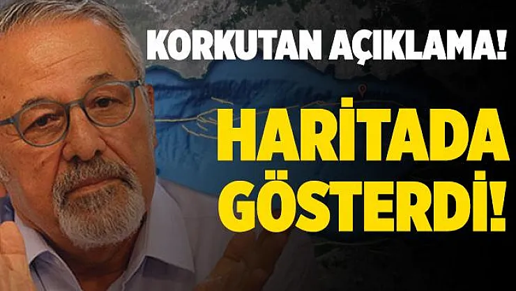 Deprem Uzmanı Dr. Görür'den korkutan açıklama! Haritada gösterdi!