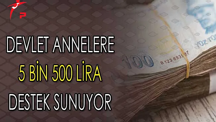 Devlet Annelere En Az 5 Bin Lira Destek Sunuyor