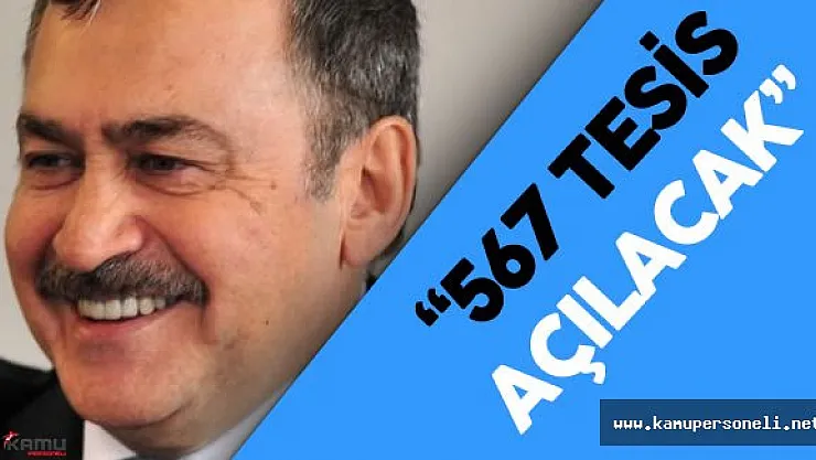 Devlet Su İşleri (DSİ) 2016 Yılında 567 Tesis Açacak