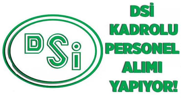 Devlet Su İşleri'ne kadrolu alım yapılıyor! KPSS şartı aranmayacak! En az ise mezunları başvurabilir!