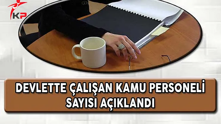Devlette Çalışan Kamu Personeli Sayısı Açıklandı