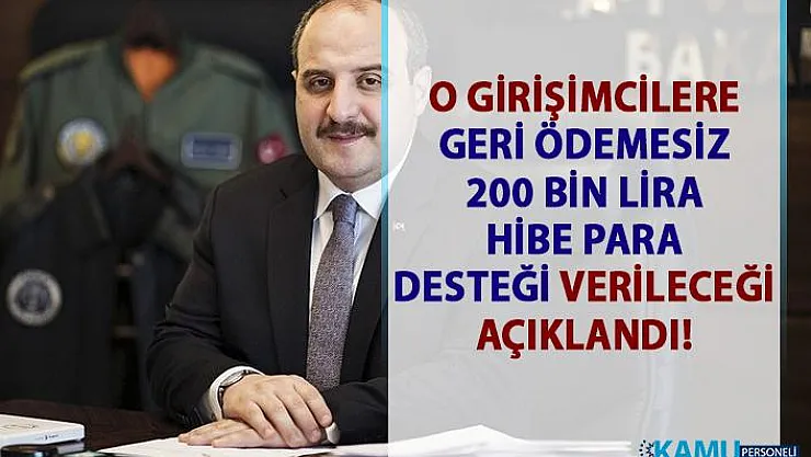 Devletten, girişimcilere 200 bin lira geri ödemesiz hibe para desteği