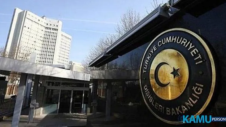 Dışişleri Bakanlığından Flaş ABD Açıklaması !