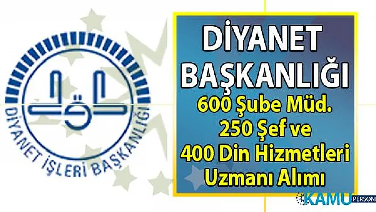 Diyanet Başkanlığı 2019 yılı görevde yükselme sınav duyurusu