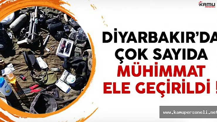 Diyarbakır'da çok sayıda mühimmat ele geçirildi