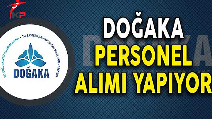 Doğu Akdeniz Kalkınma Ajansı Personel Alım İlanı!