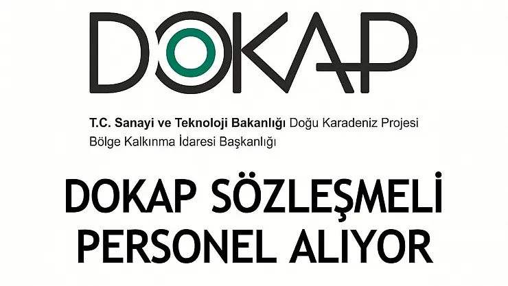 DOKAP sözleşmeli personel alım ilanı verdi! SON BAŞVURULAR 7 EYLÜL'DE