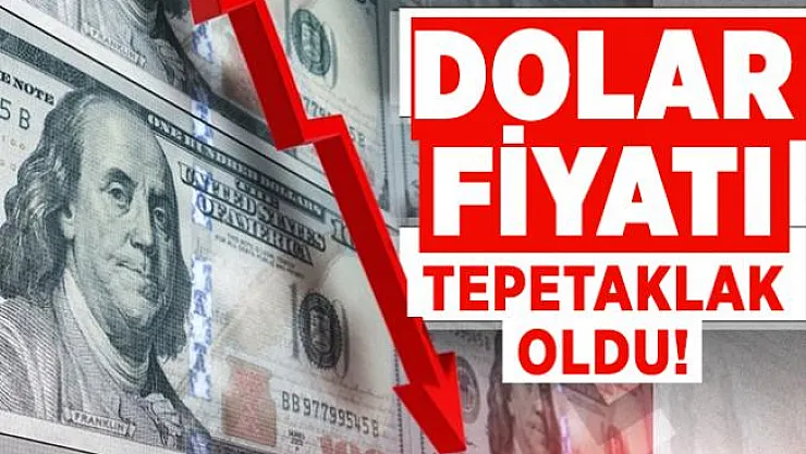 Dolar fiyatı tepetaklak oldu! Dolar ve euro fiyatlarında son durum