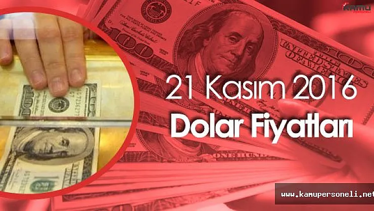 Dolar Haftaya 3,38 ile Başladı (21 Kasım Dolar Fiyatları)