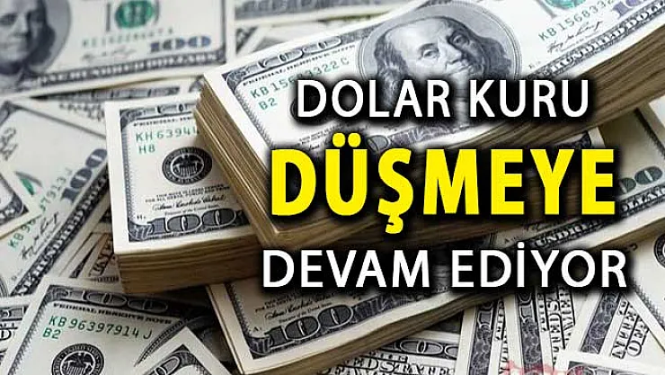 Dolar Kuru Gevşek Dalgalanmasına Devam Ediyor ! Dolar Kaç TL?