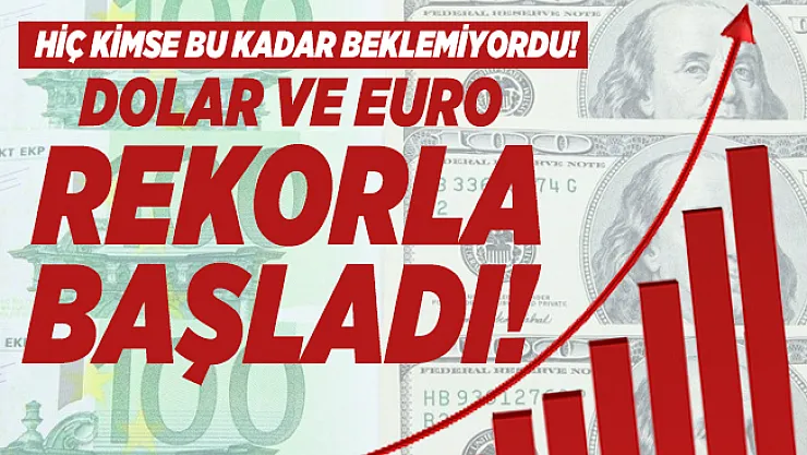 Dolar ve euro rekorla başladı! 7 Ekim 2020 Son dakika canlı döviz kuru