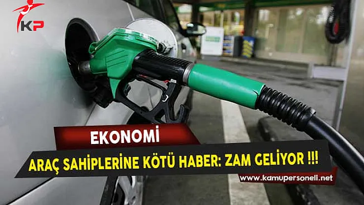 Doların Ardından Bir Kötü Haber de Akaryakıttan Geldi ! Zam Geliyor !