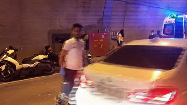 Dolmabahçe Tüneli'nde feci kaza! 1 ölü