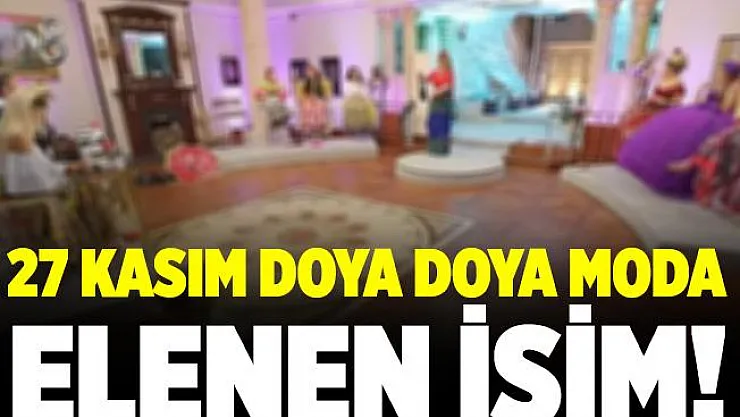 Doya Doya Moda kim elendi? 27 Kasım Doya Doya Moda kolyeyi kim kazandı?