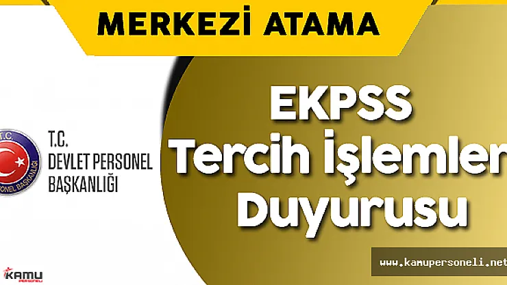 DPB 'den Engelli Memur Alımı Tercih İşlemleri Hakkında Önemli Duyuru