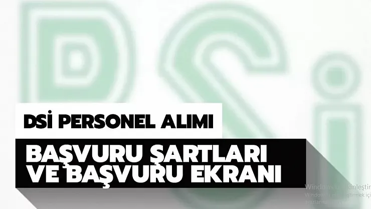 DSİ (Devlet Su İşleri) acil olarak duyurdu: Kamu personel alımına başladı! En az lise mezunları işe alınacak