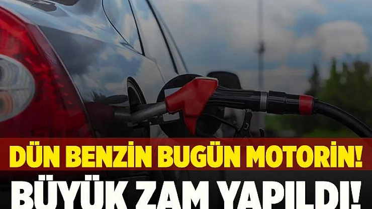 Dün benzin bugün motorine büyük zam! 28 kuruş zam yapıldı!