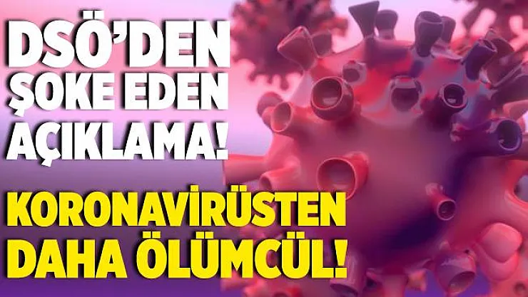Dünya Sağlık Örgütü'nden tüyleri diken diken eden açıklama! Koronavirüsten daha ölümcül!