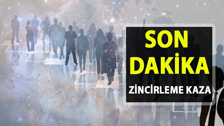 E-5'de zincirleme trafik kazası! Darülaceze mevkiinde zincirleme trafik kazası meydana geldi