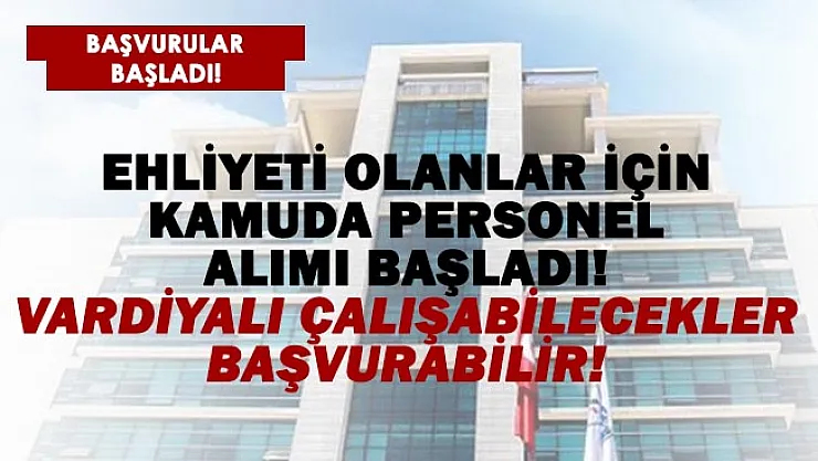 Ehliyeti olanlar dikkat! Kamuya daimi şoför alımı yapılacak! Vardiyalı çalışacaklar başvurabilir