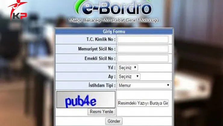 Ekim Ayı Memur Maaş Bordrosu Yayımlandı (Kamu Personeli e-Bordro Sorgulama Ekranı)