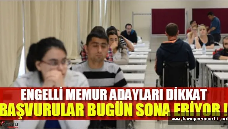 EKPSS Kura başvuruları bugün sona eriyor