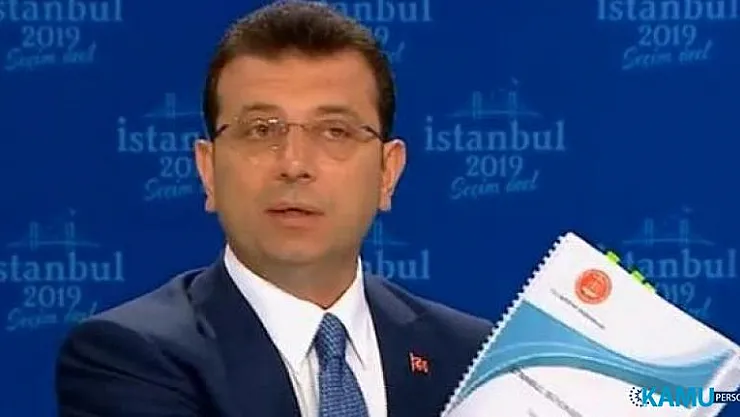 Ekrem İmamoğlu canlı yayında İBB'de yapılan büyük israf hakkında Sayıştay raporunu gösterdi