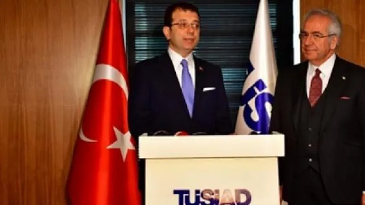 Ekrem İmamoğlu TÜSİAD'ı Ziyaret Etti