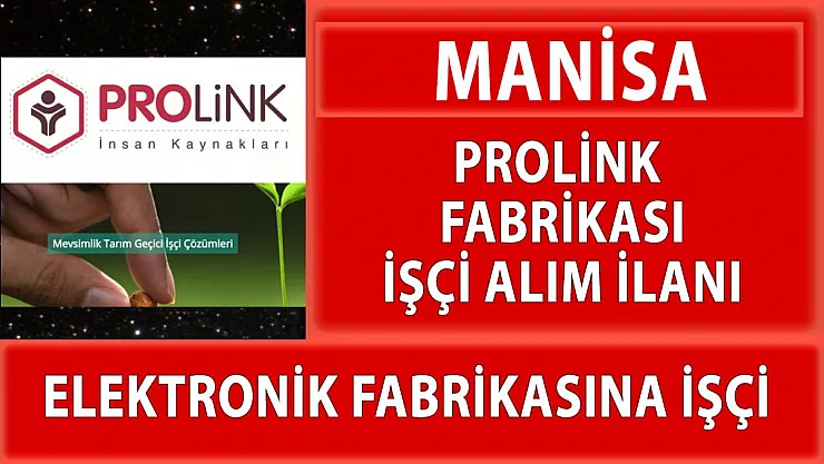Elektronik fabrikasına daimi işçi alımı yapılacak!