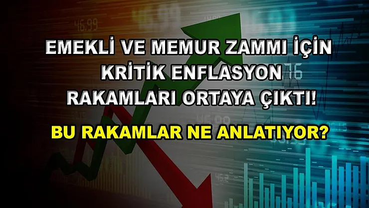 Emekli ve memur zammı için kritik enflasyon rakamları ortaya çıktı! Bu rakamlar ne anlatıyor?