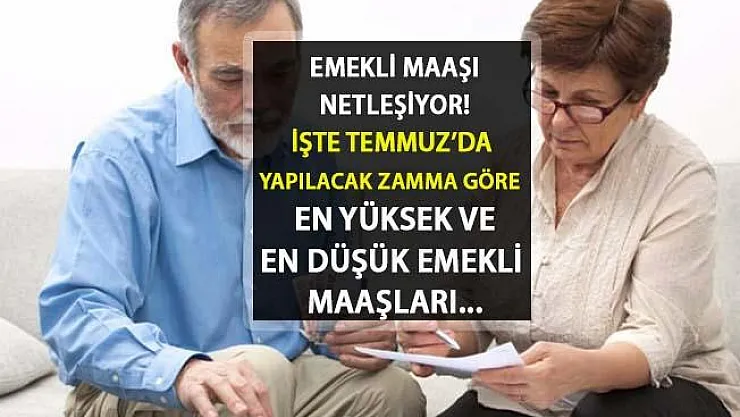 Emeklinin Maaşı Netleşiyor! İşte En Yüksek ve En Düşük Emekli Maaşı