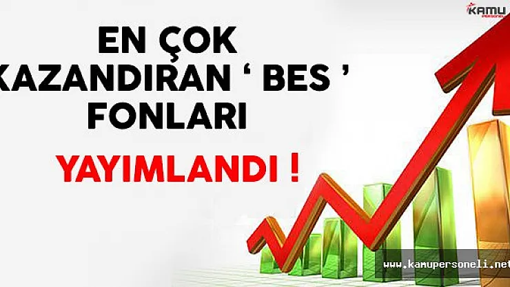 En Çok Kazandıran BES Fonları Yayımlandı !
