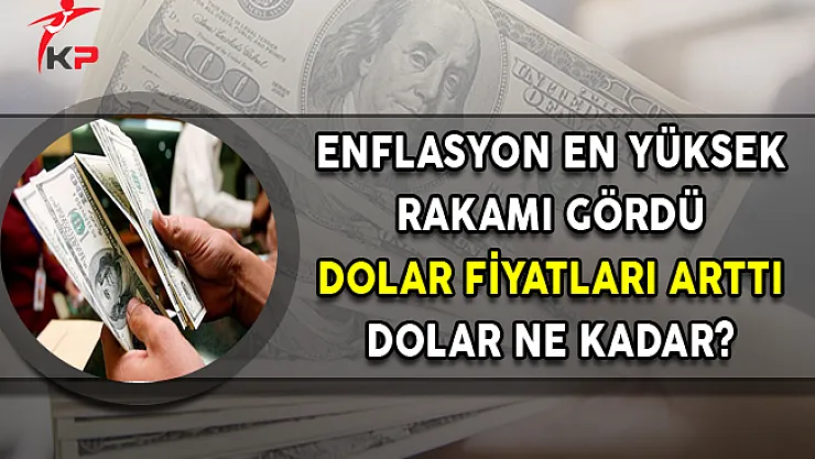 Enflasyon En Yüksek Rakamı Gördü, Dolar Fiyatları Arttı (Dolar Ne Kadar Oldu?)