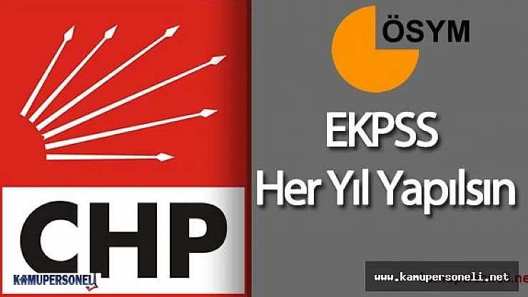 Engelli Kamu Personeli Seçme Sınavı (EKPSS) 'nın Her Yıl Olması İçin Kanun Teklifi Verildi