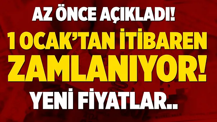 EPDK açıkladı! 1 Ocak'tan itibaren zam geliyor!