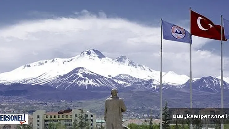 Erciyes Üniversitesi 8 Sözleşmeli Personel Alacak